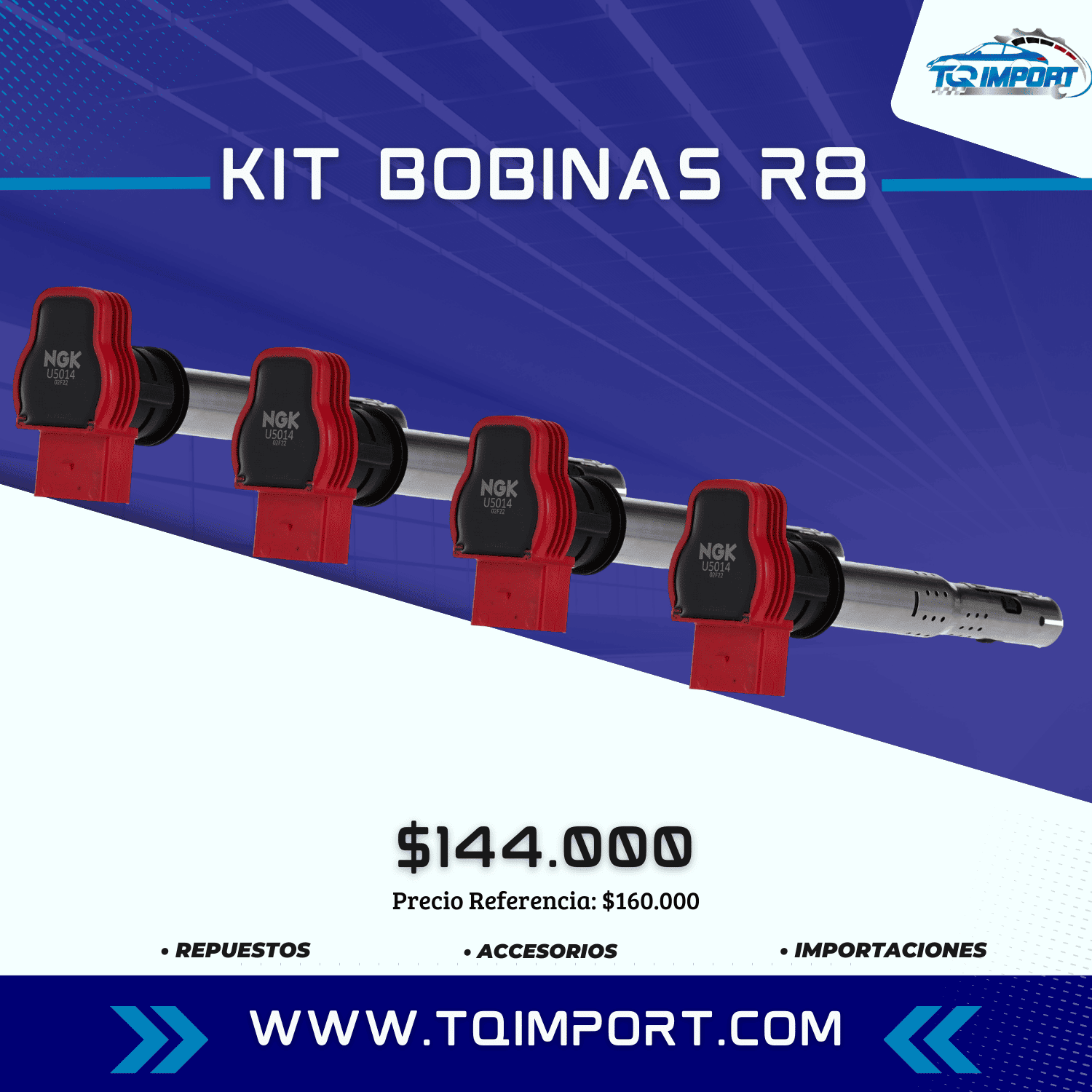 Kit Bobinas R8