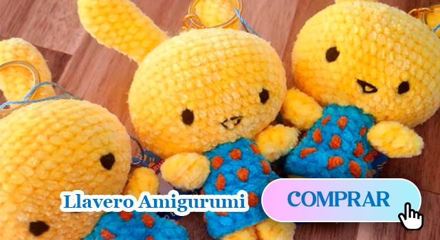 Llavero amigurumi TraductorMental