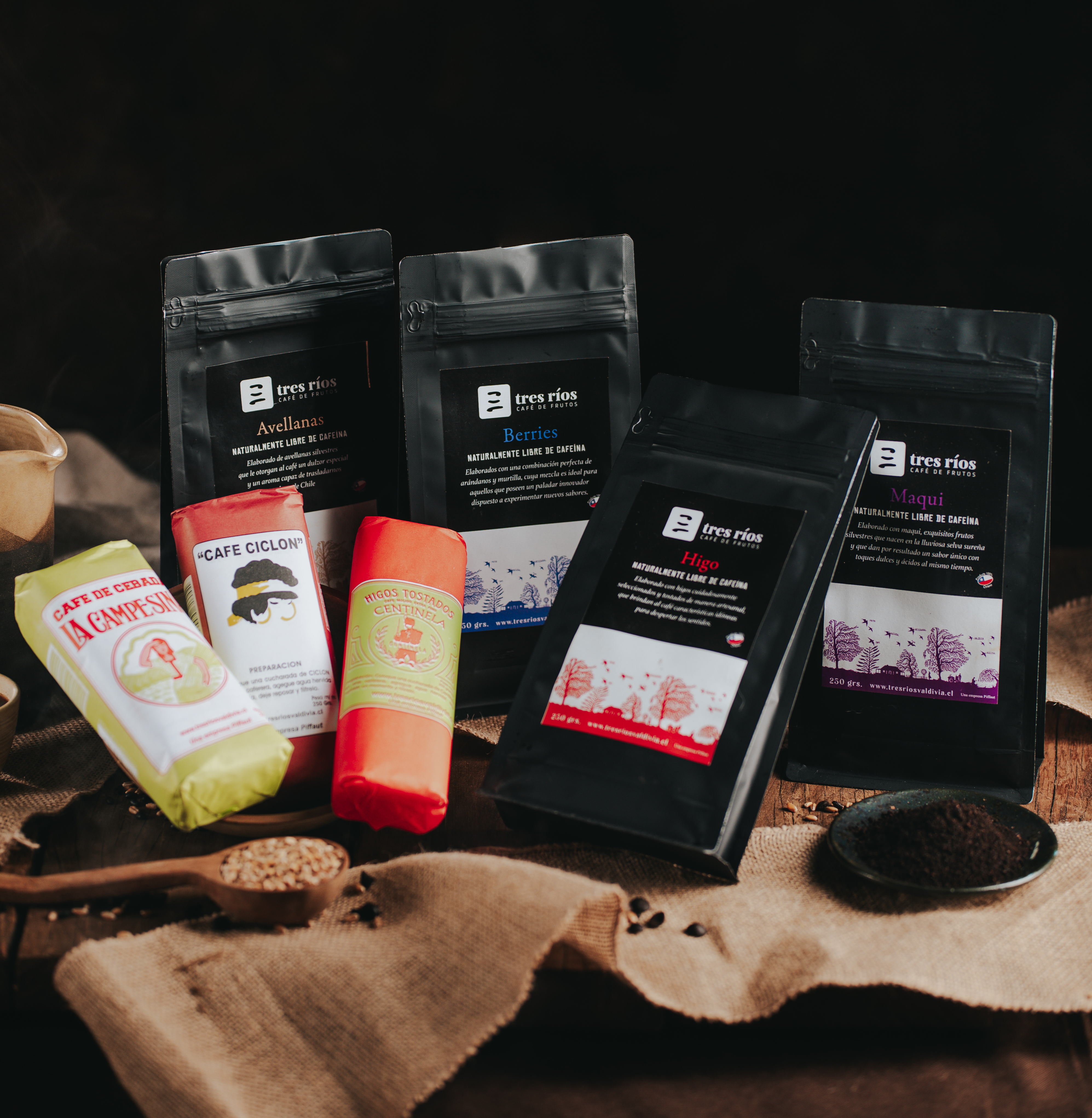 Tres Rios -  Café de Frutos Naturales Saludables