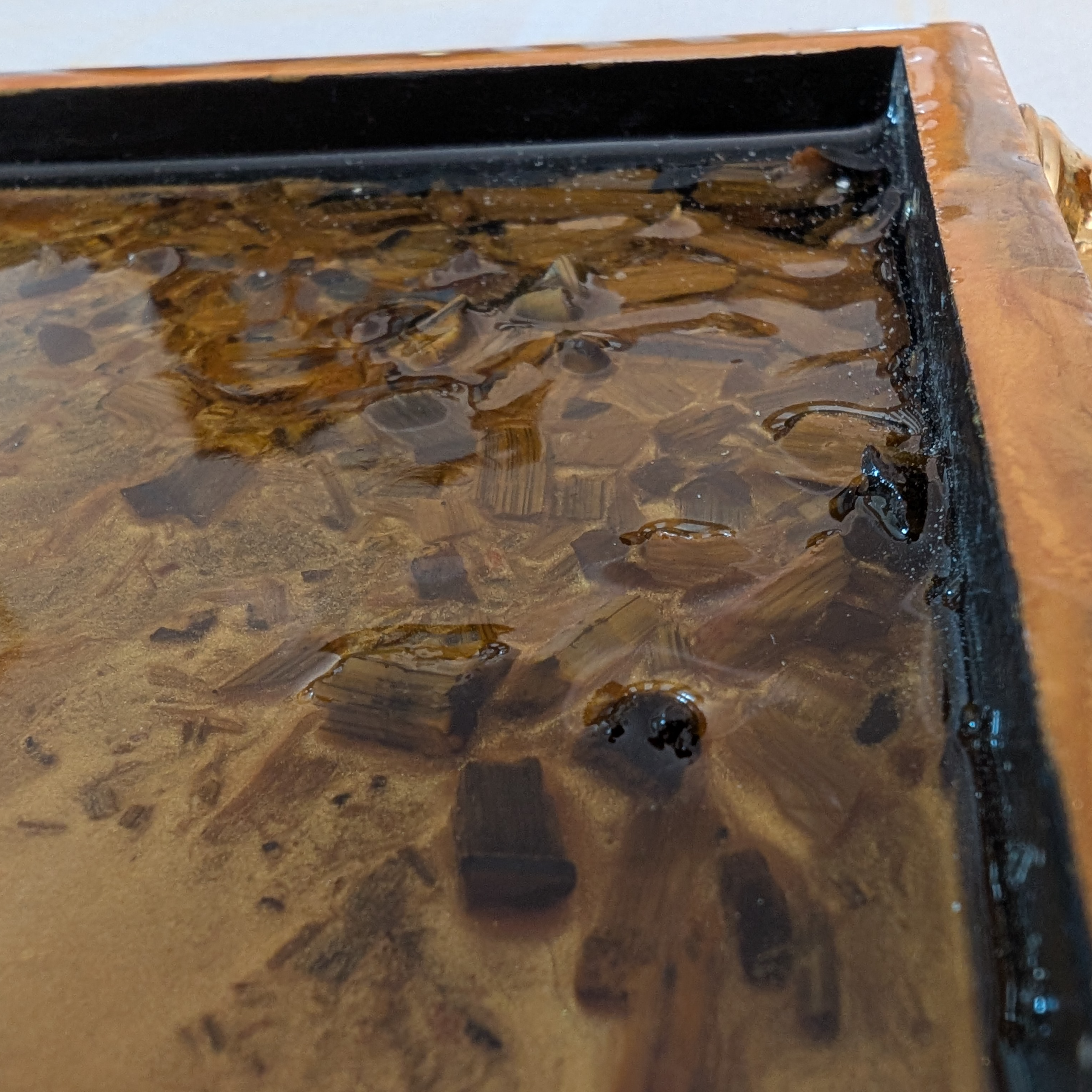 Tabuleiros Artesanais resina epoxy