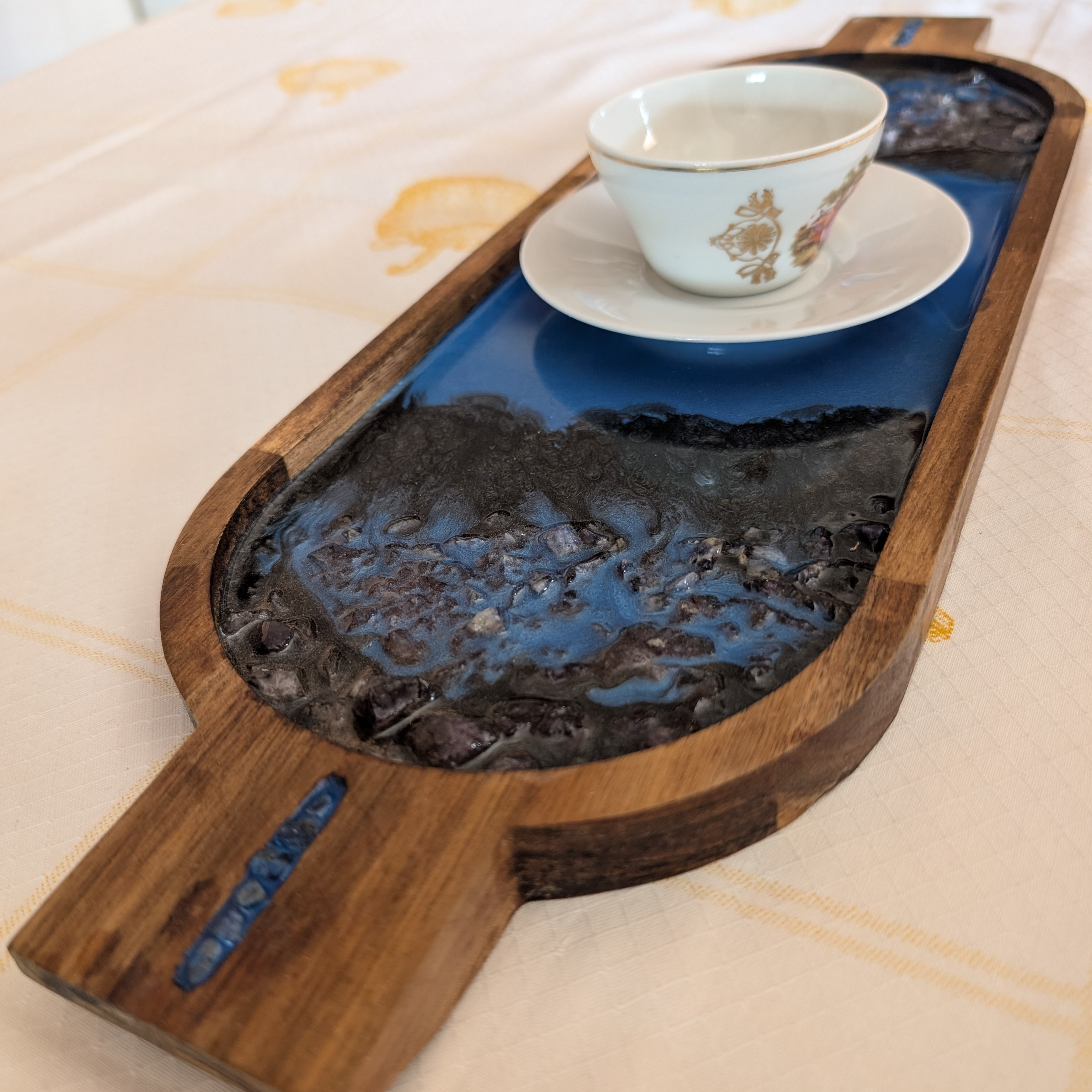 Tabuleiros Artesanais resina epoxy