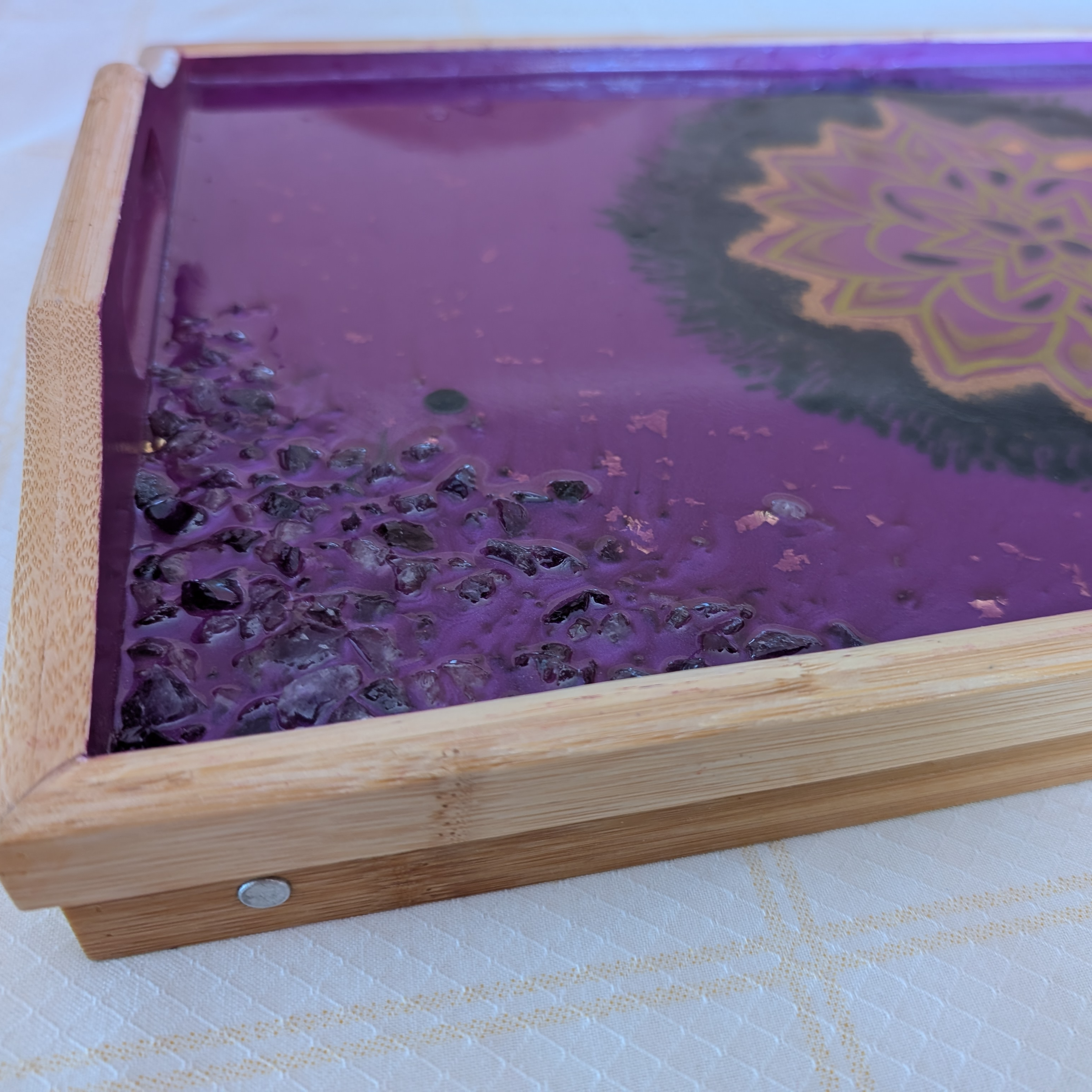 Tabuleiros Artesanais resina epoxy