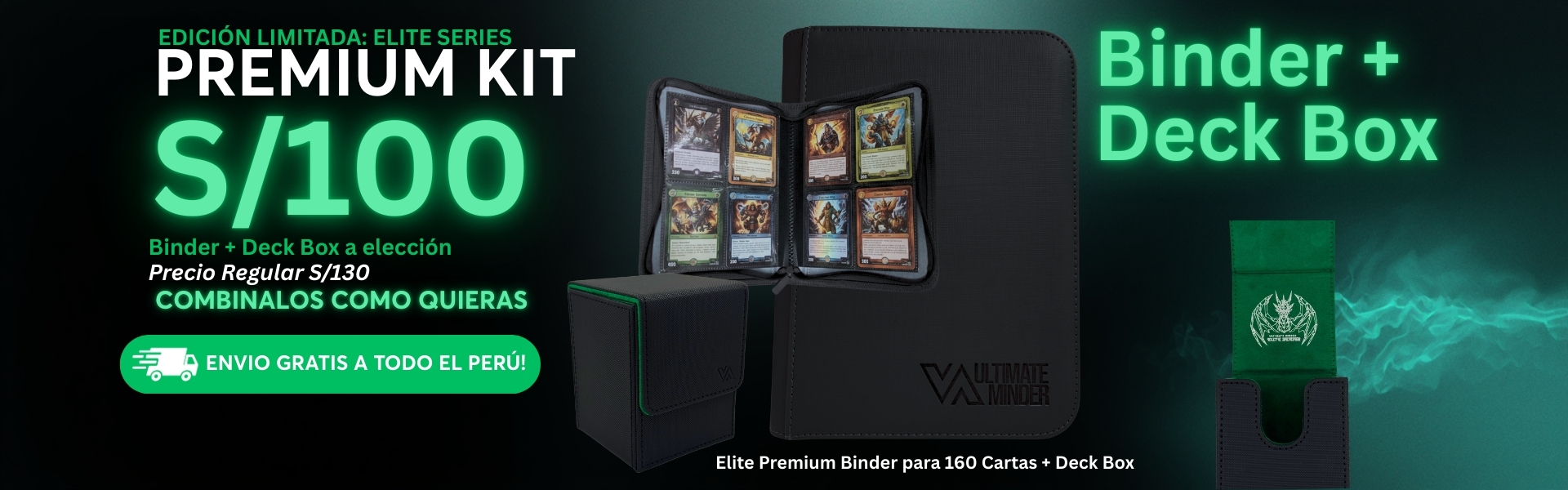 Porta cartas TCG en Perú – Accesorios Pokémon Ultimate Minder