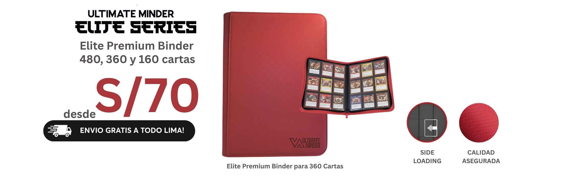 Ultimate Minder Perú | Accesorios para cartas coleccionables