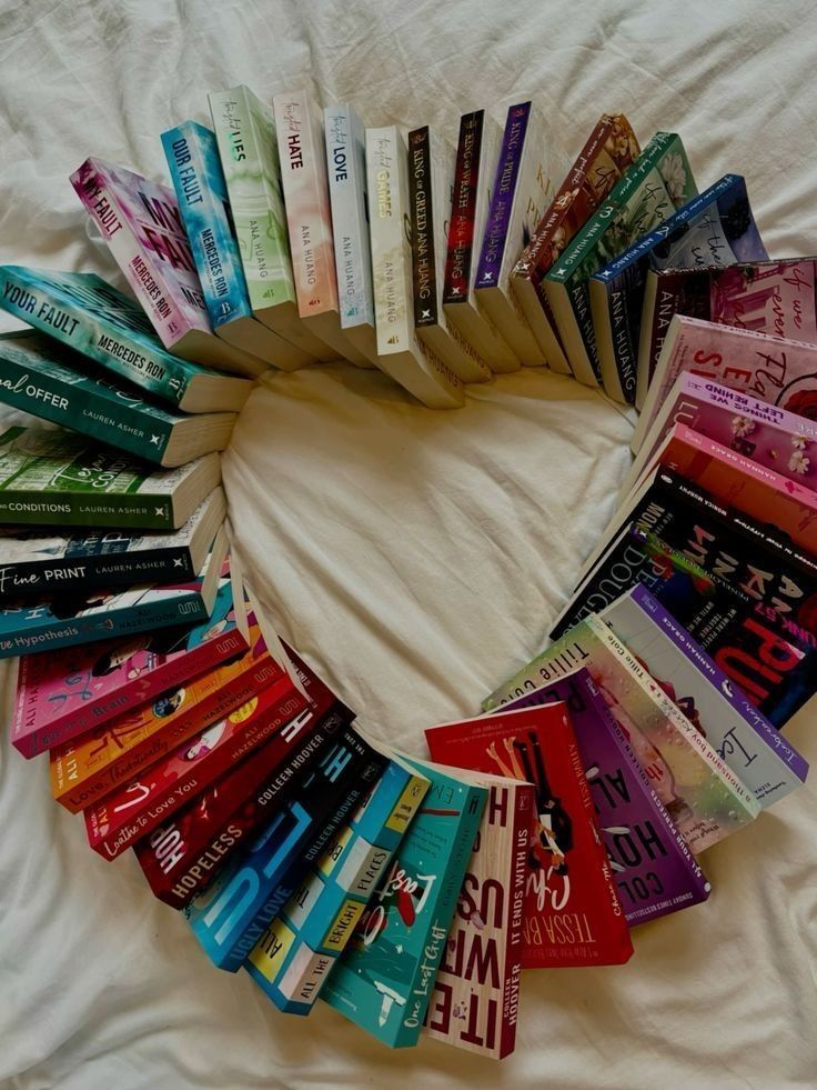 Libros, bellamente seleccionados.