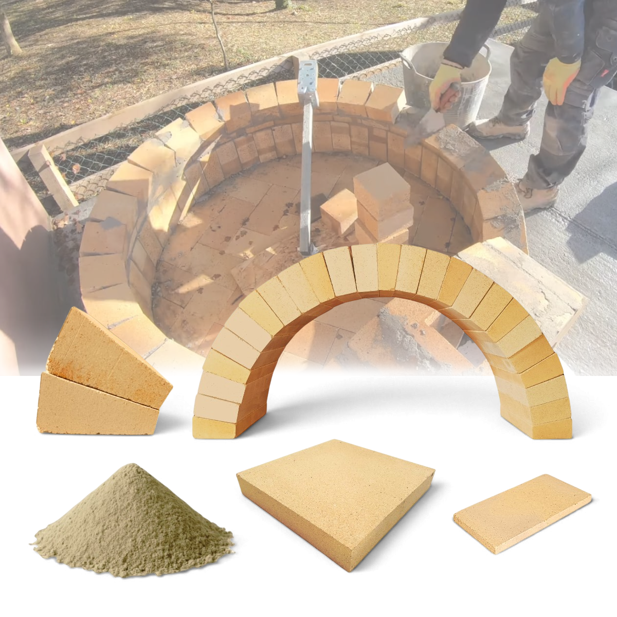 Materiales Refractarios para Hornos y parrillas