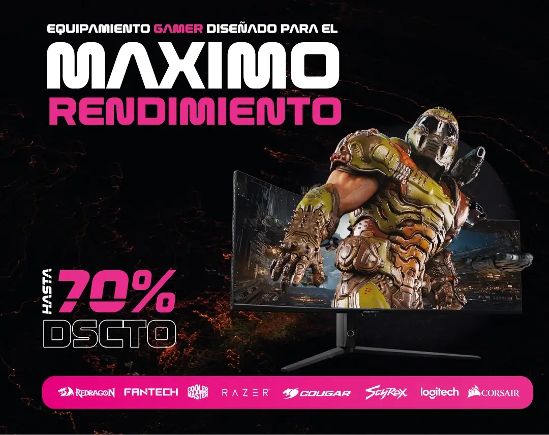 Setup gamer de alto rendimiento con hasta 70% de descuento en VGamers