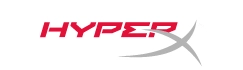 Logo HyperX - audífonos, teclados y accesorios gamer