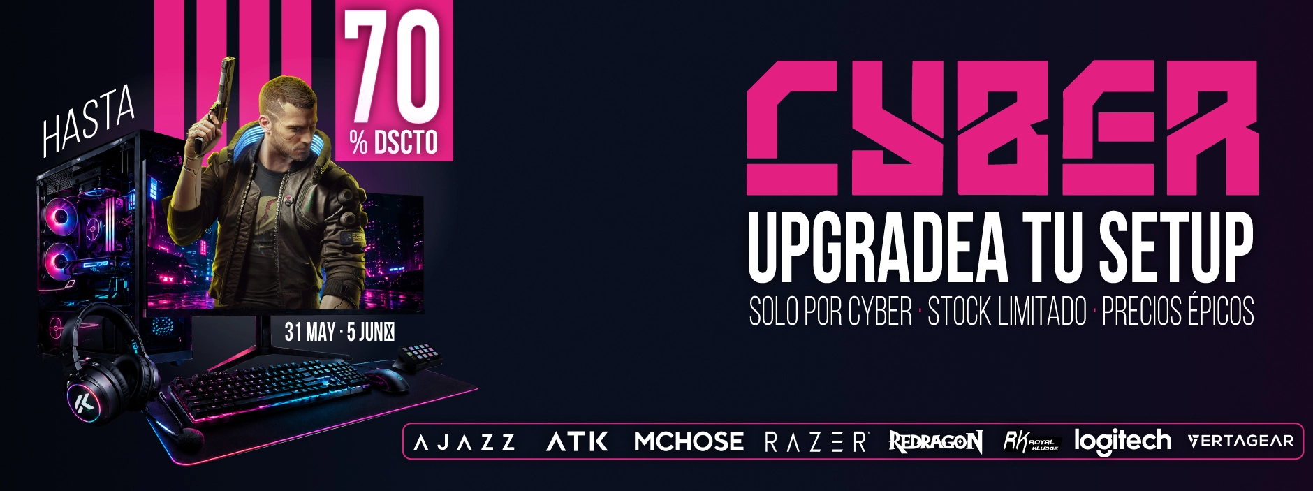 Cyber Gamer en VGamers: ofertas en productos gamer, periféricos y accesorios