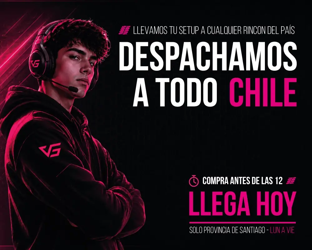 Despachos a todo Chile en VGamers: compra antes de las 12 y recibe hoy mismo en Provincia de Santiago
