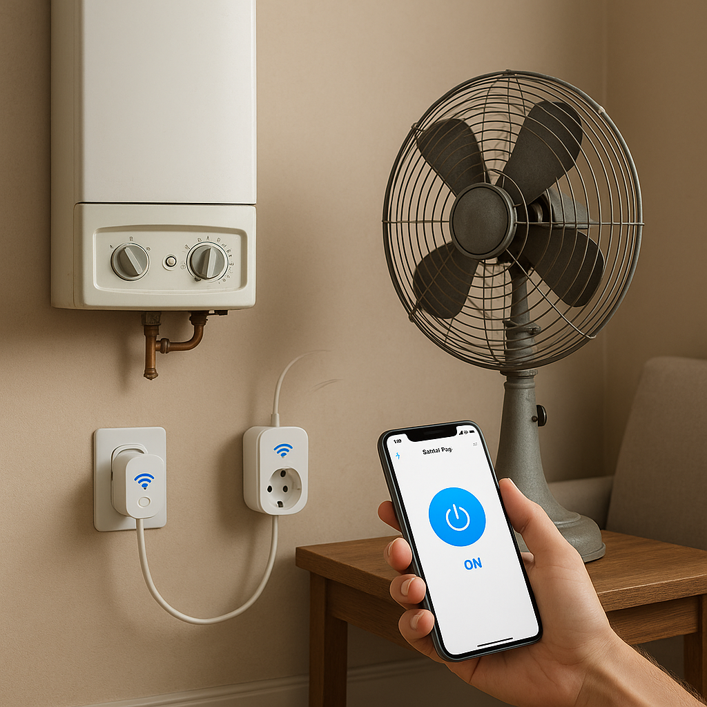 <span style="font-size: 1.3em !important; line-height: 1.3;">Desde <b style="color: #0E89C0 !important;">solo encender y apagar</b> un ventilador hasta <b style="color: #0E89C0 !important;">programar la climatización</b> de todo su hogar</span>