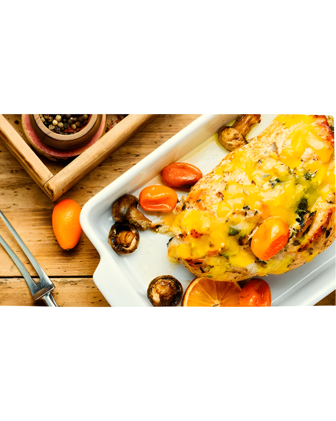 Pechuga de Pavo con Salsa de Naranja y Pistachos