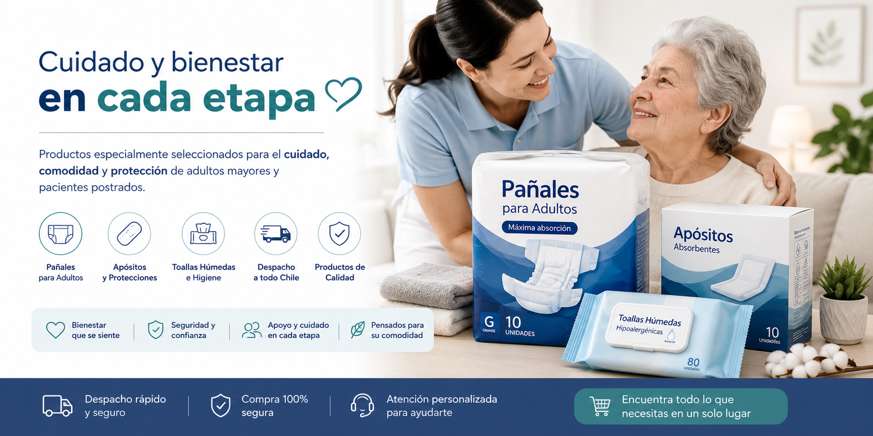 100% Comodidad y seguridad.