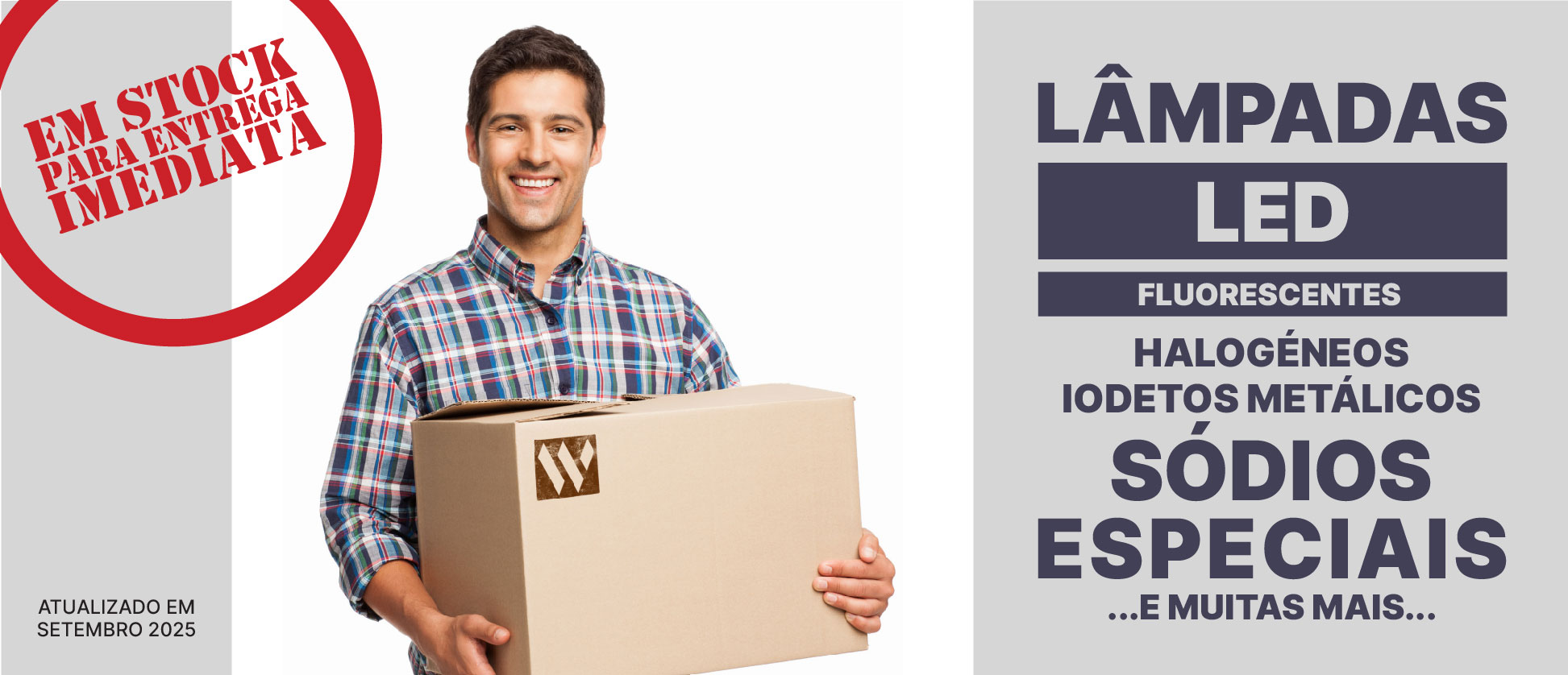 lampadas em stock