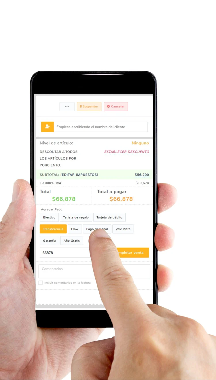 Wazo Online funcionando en celular y computador: vende y controla tu inventario desde cualquier dispositivo