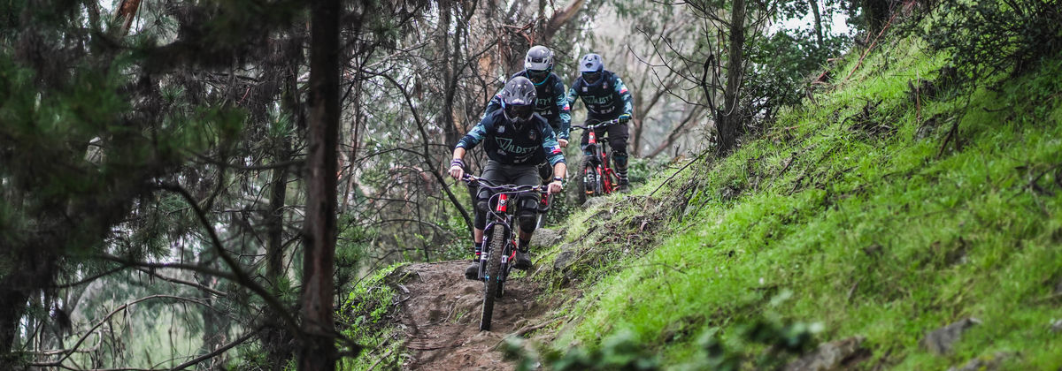 Clases de MTB en el cerro
