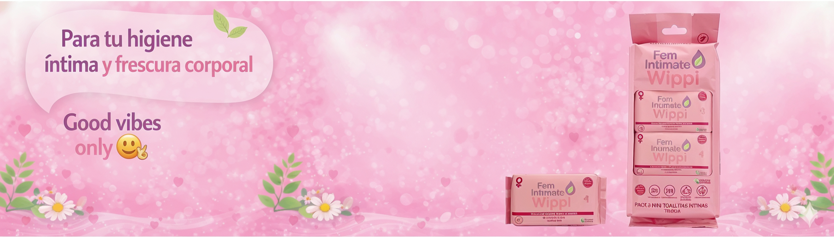 Wippi | Toallitas húmedas mini para cuidado diario