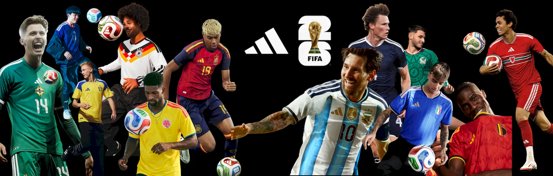 Camisolas de Nações | Mundial 2026