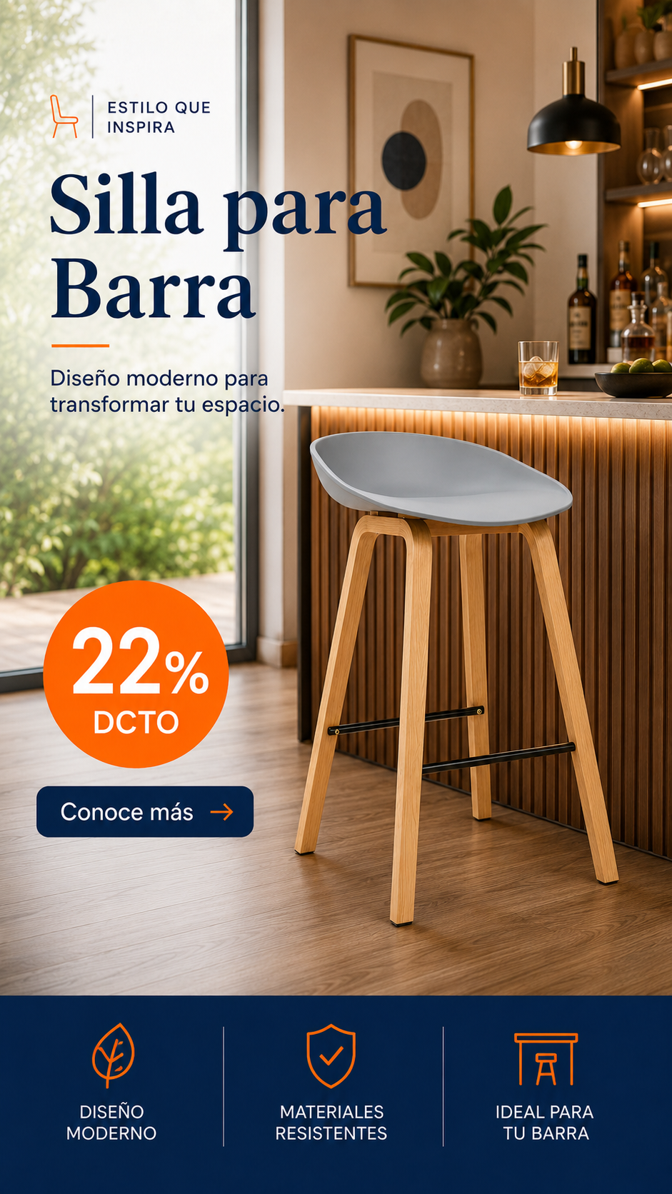 SILLAS BARRA